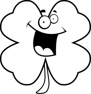 Çizgi film yonca gülümseyen