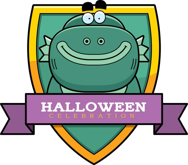 Çizgi film yaratık Cadılar Bayramı grafiği