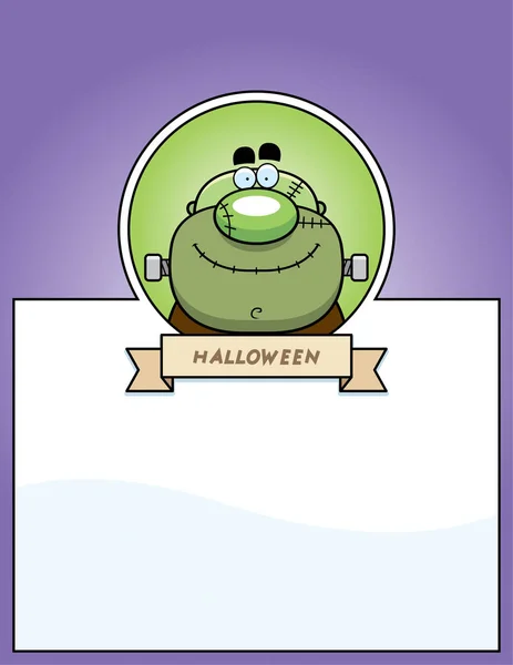 Cartoon Monster Halloween afbeelding — Stockvector