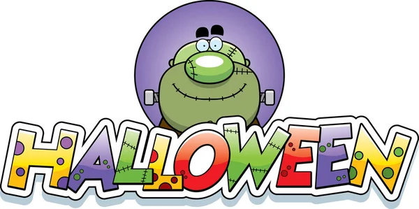 Karikatür canavar Cadılar Bayramı grafiği