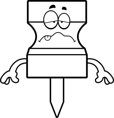 Hasta karikatür raptiye