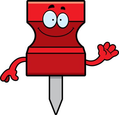 Çizgi film raptiye sallayarak