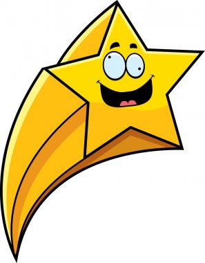 Deli çizgi film kayan yıldız