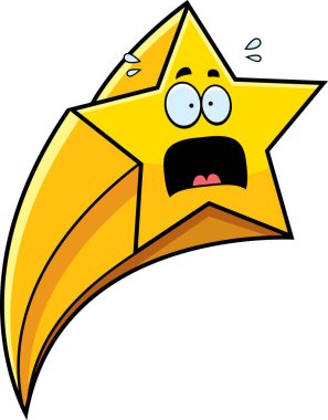 Korkmuş karikatür kayan yıldız