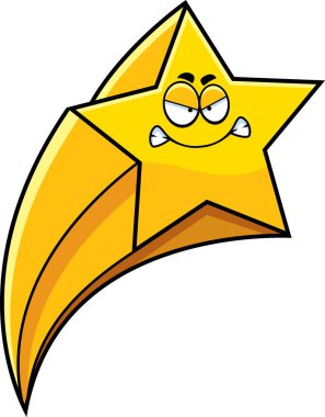 Kızgın çizgi film kayan yıldız