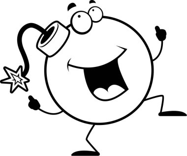 Çizgi film bomba dans