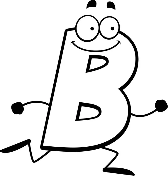 Caricature B Courir — Image vectorielle