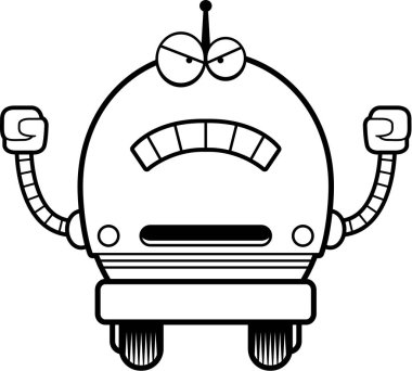 Kızgın erkek Robot