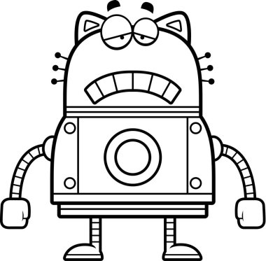 Üzgün Robot kedi