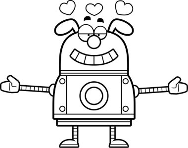 Robot köpek sarılma