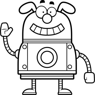 Robot köpek sallayarak