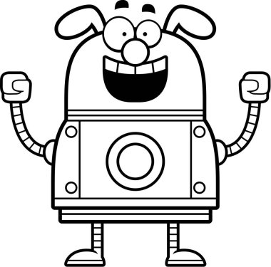 Robot köpek kutluyor