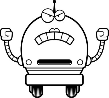 Öfkeli kadın Robot