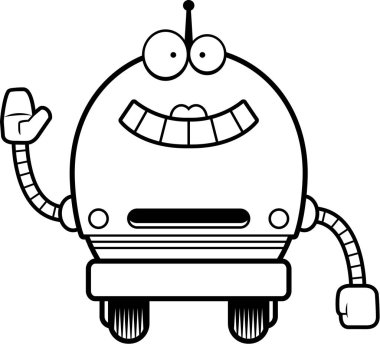 Kadın Robot sallayarak