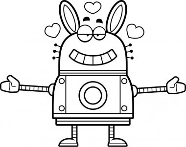 Robot tavşan sarılma