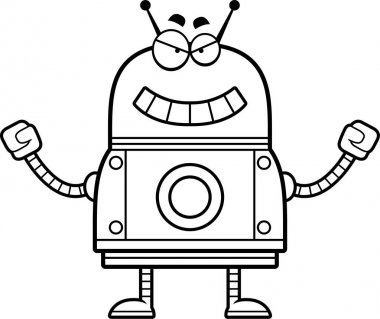 Kötü kırmızı Robot
