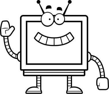 Bilgisayar monitörü sallayarak