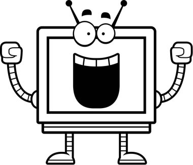 Bilgisayar monitörü kutluyor