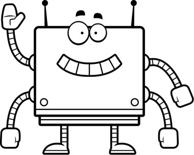 Robot sallayarak kare