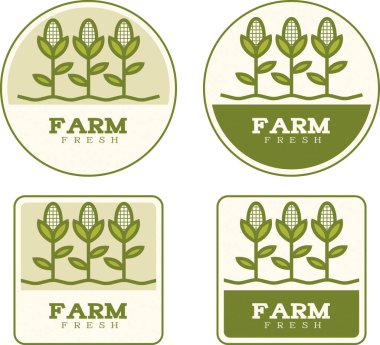 Çiftlik simgesini tasarımlar