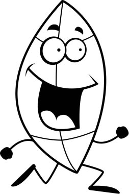 Çizgi film yaprak çalışan