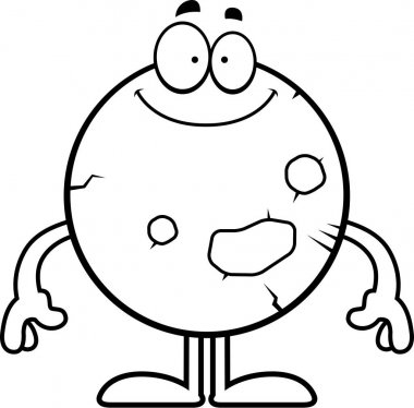 Mutlu karikatür Mars