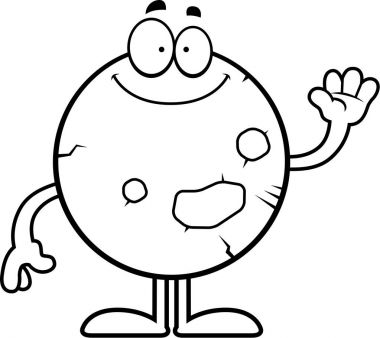 Çizgi film Mars sallayarak