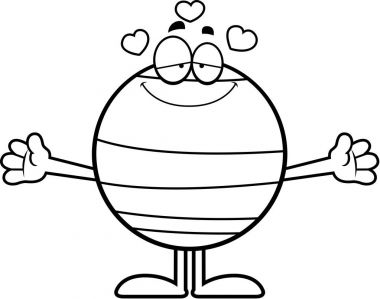 Çizgi film Neptune kucaklama