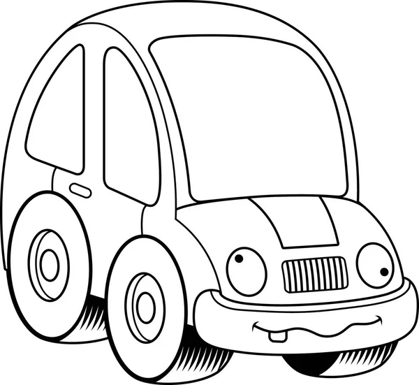 Pazzo cartone animato auto — Vettoriale Stock