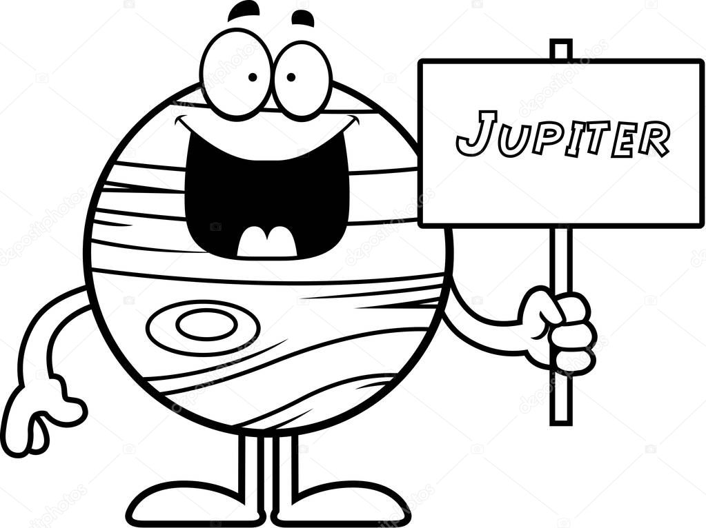 Cartoon Jupiter Sign