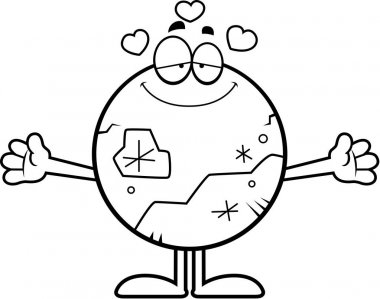 Çizgi film Pluto kucaklama