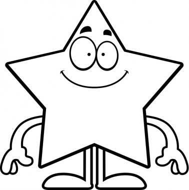 mutlu çizgi film yıldızı