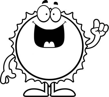 Çizgi film güneş fikir