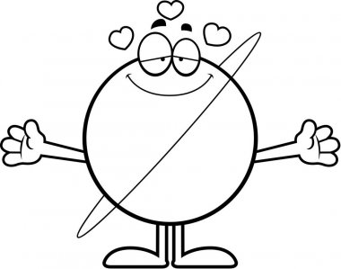 Çizgi film Uranüs kucaklama