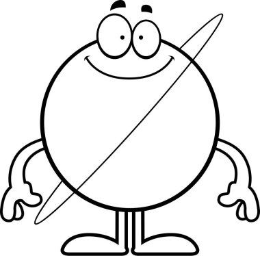 Mutlu karikatür Uranüs