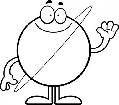 Çizgi film Uranüs sallayarak