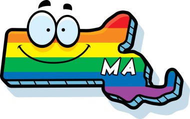 Çizgi film Massachusetts eşcinsel evlilik