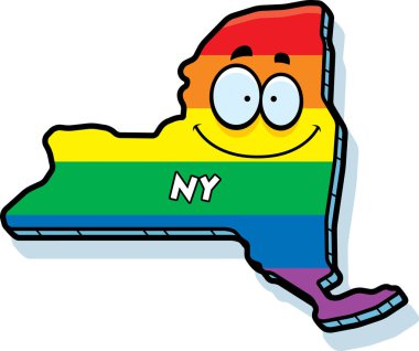 Çizgi film New York eşcinsel evlilik