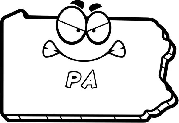 Cartoon arg Pennsylvania — Stock vektor