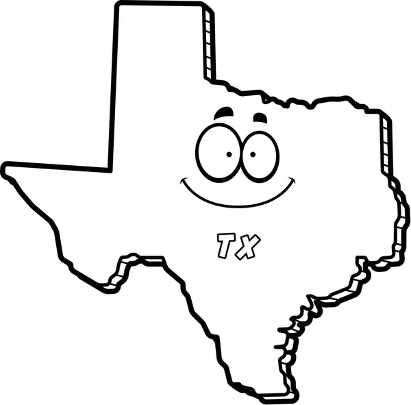 Мультфільм Техас посміхається — стоковий вектор