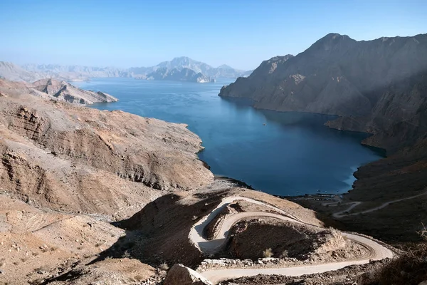 Jebel al Harim fiyort üstten, Umman — Ücretsiz Stok Fotoğraf