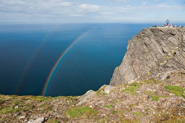 Noordkaap in Mageroya eiland, Noorwegen — Stockfoto