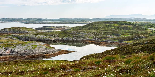 Panorama från Atlantic road, Norge — Stockfoto