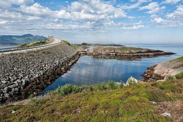 Atlantic road w Hulvagen, Norway — Zdjęcie stockowe