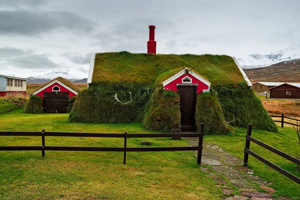 Lindarbakki στο Borgarfjordur Eystri, Ισλανδία Εικόνα Αρχείου