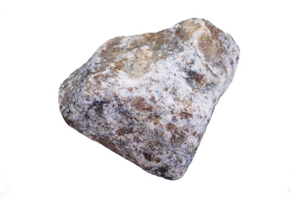 Stein Isoliert Auf Weißem Hintergrund Grafische Ressourcen — Stockfoto