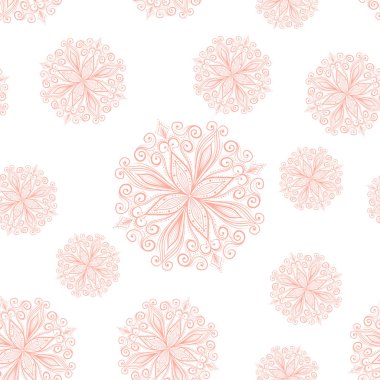 Sorunsuz mandala model, aşiret etnik süsleme, vektör