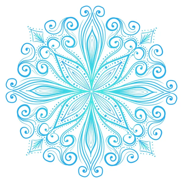 Mandala, ornamento étnico tribal, vector — Vector de stock