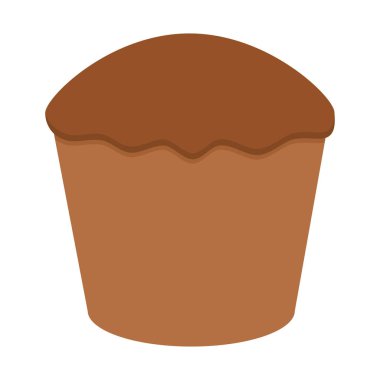 düz stil tatlı pasta