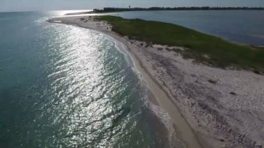Bir güzel long Island'da batımında Karadeniz yaz aylarında hava atış